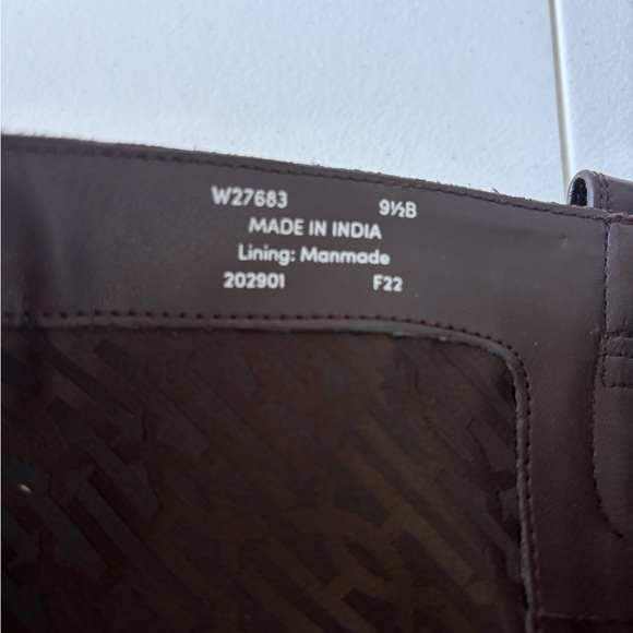 Cole‎ Haan Clive Stretch Brown Knee Boots Size 9.5B Equestrian Horse Buckle Flat - Picture 13 of 13